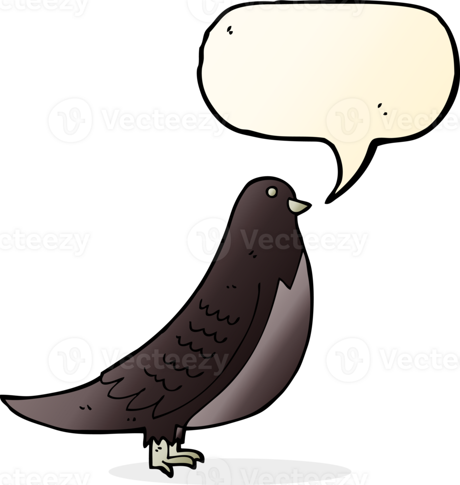 cartoon bird with speech bubble png