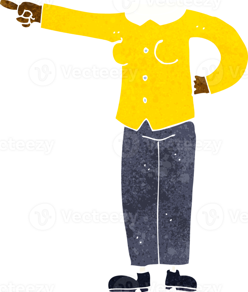 cartoon pointing body mix and match cartoons or add own photo png