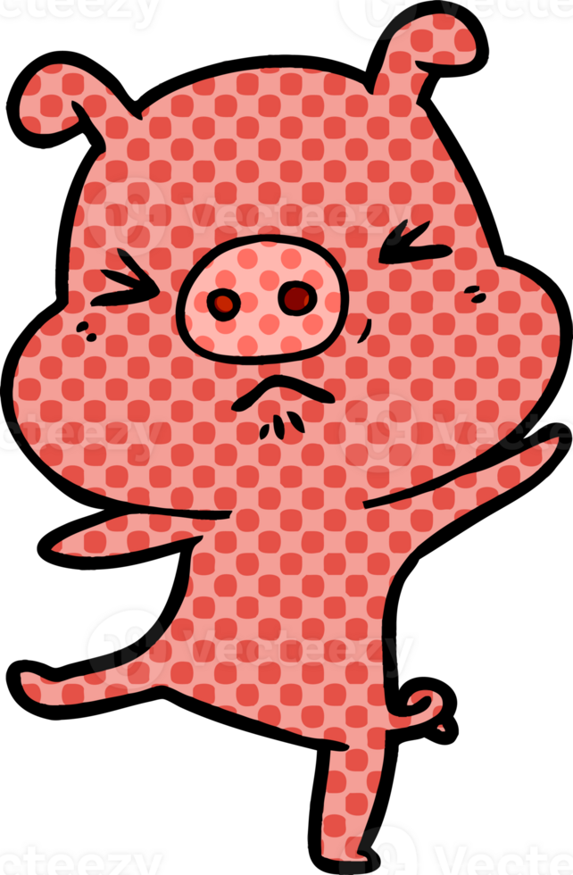 cartoon furious pig png