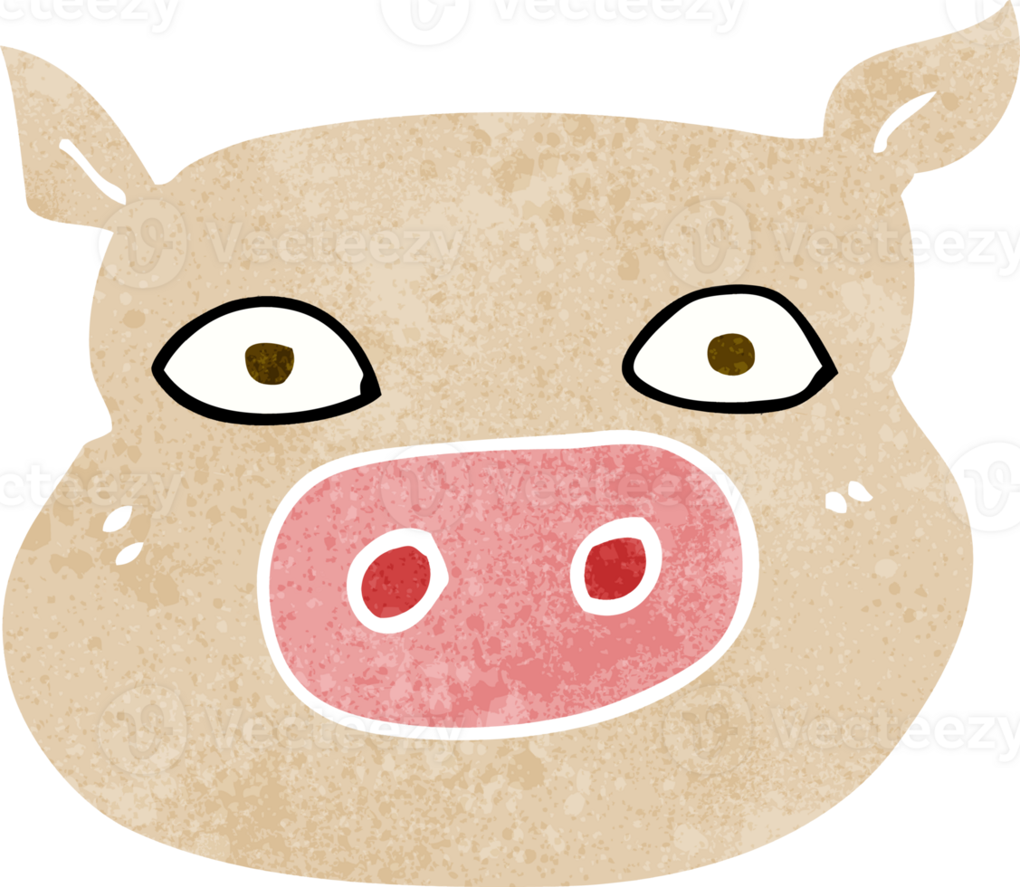 cartoon pig face png