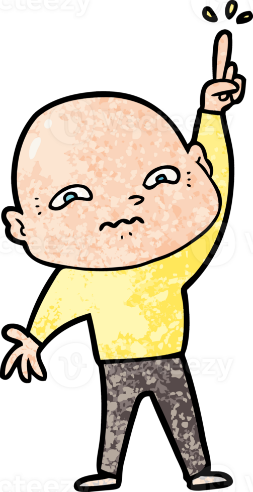 nervous cartoon man asking question png