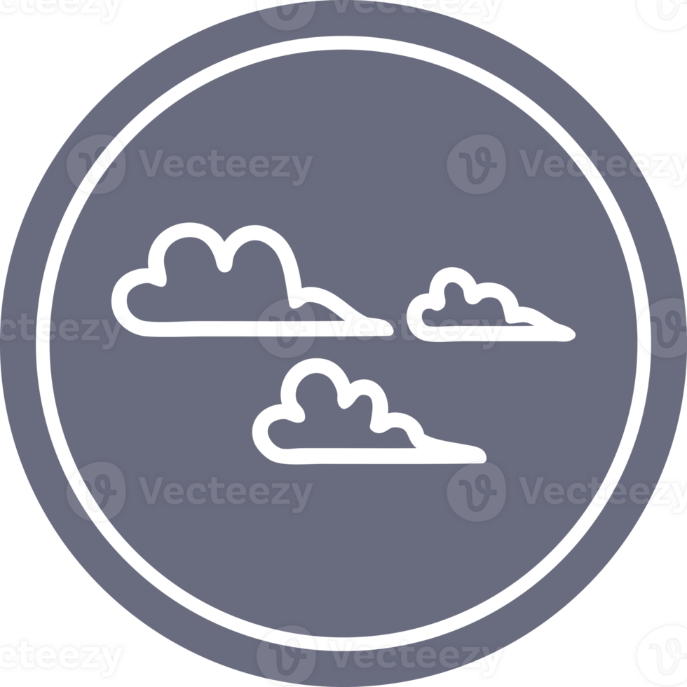 weather cloud circular icon symbol png