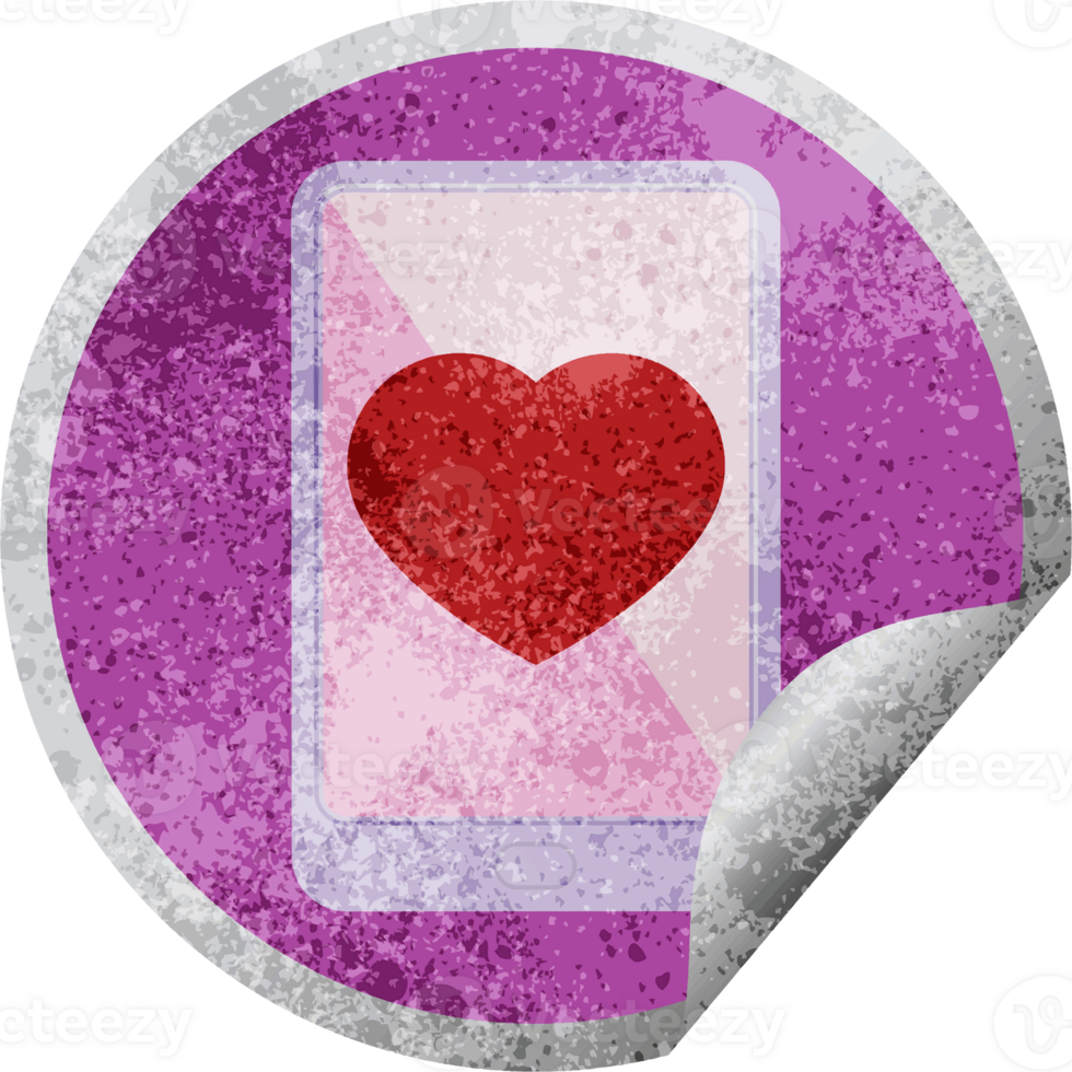 electronic tablet showing business performance graphic   illustration circular sticker png