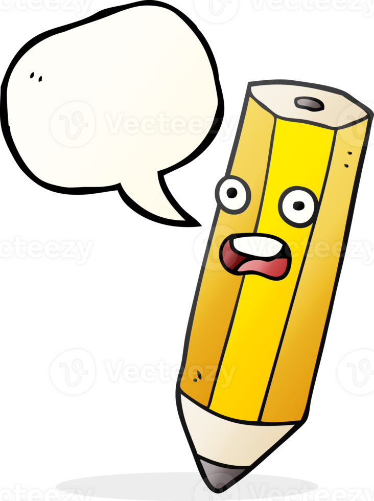 happy  hand drawn speech bubble cartoon pencil png