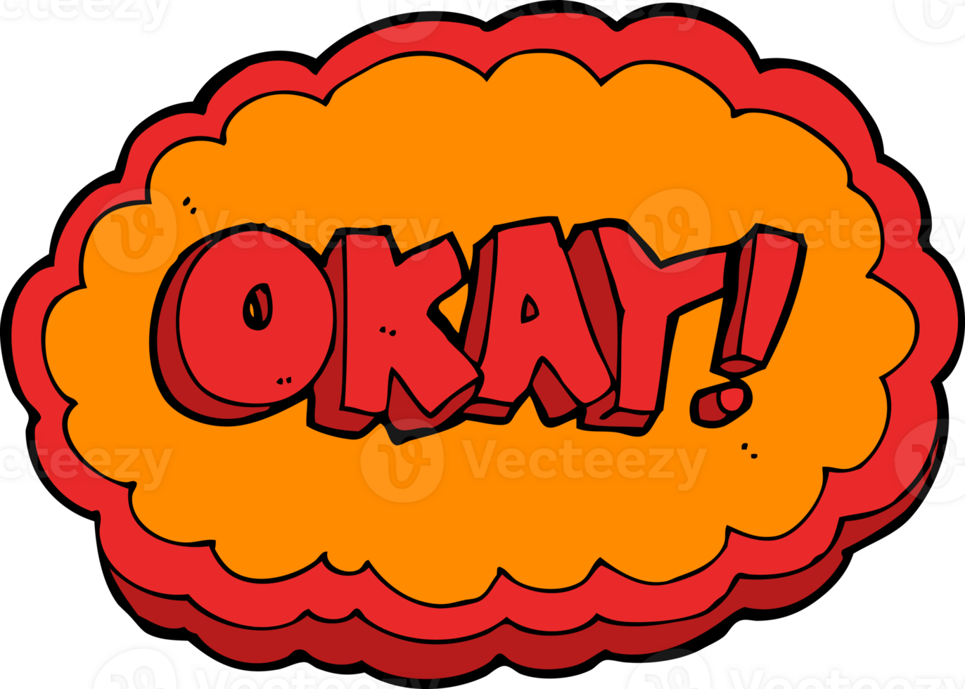 cartoon okay sign png
