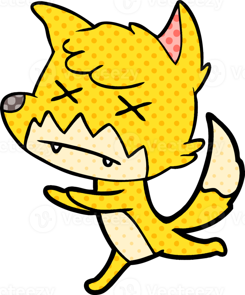 cartoon dead fox png