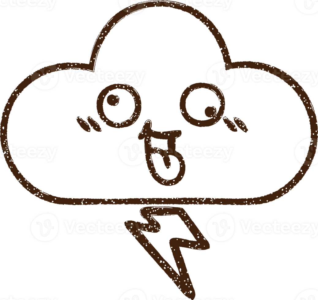 Cloud Charcoal Drawing png