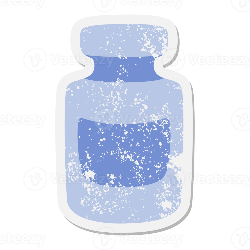 Vaccine grunge sticker png