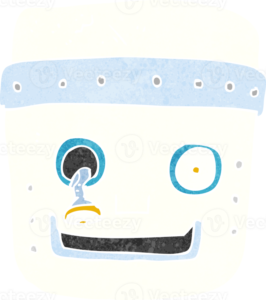 cartoon robot head png