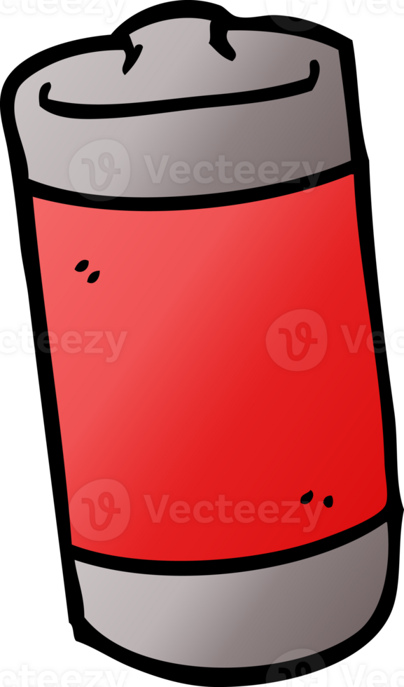 cartoon doodle battery png