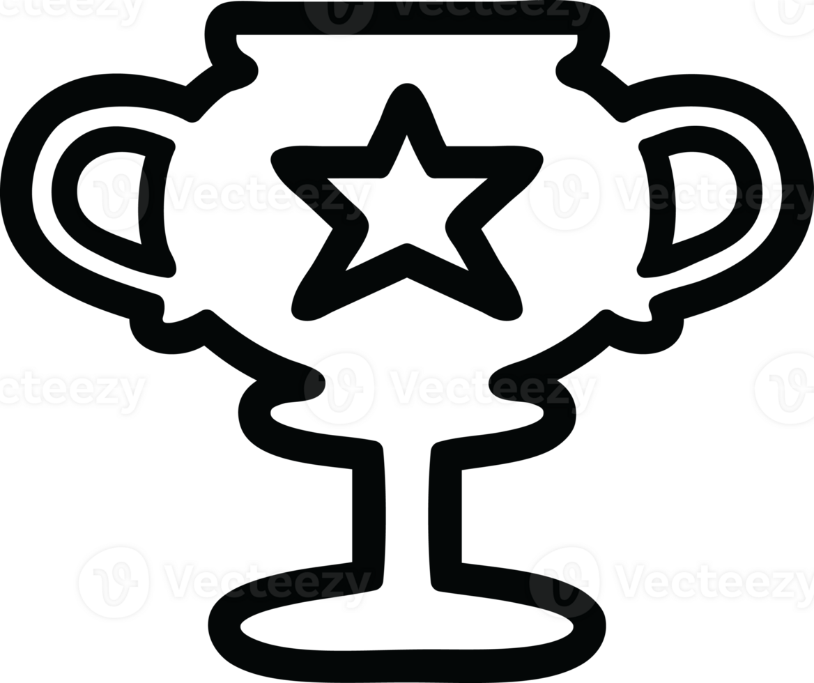 trophy cup icon symbol png