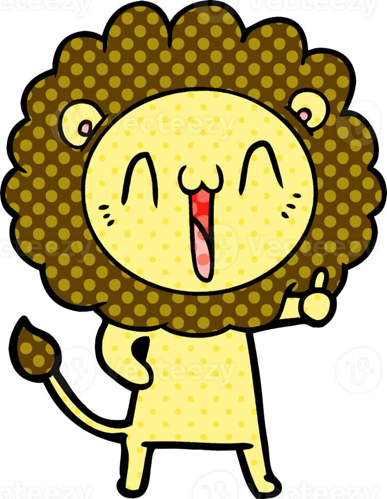 happy cartoon lion png