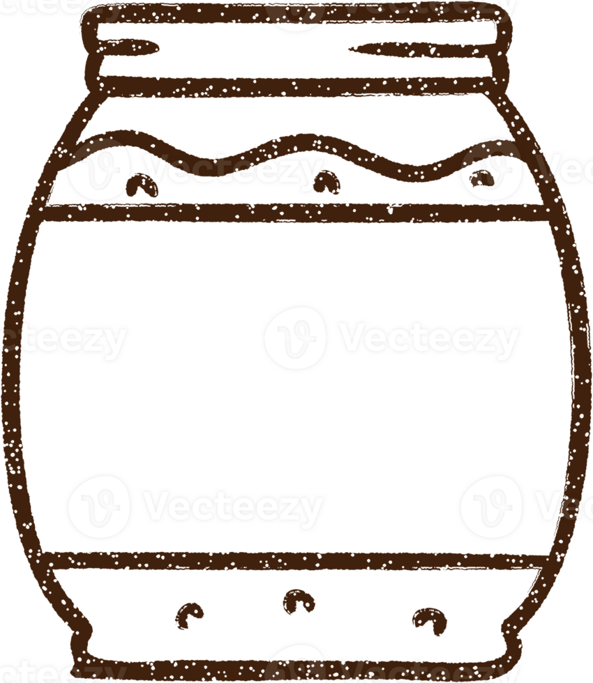 Jam Jar Charcoal Drawing png
