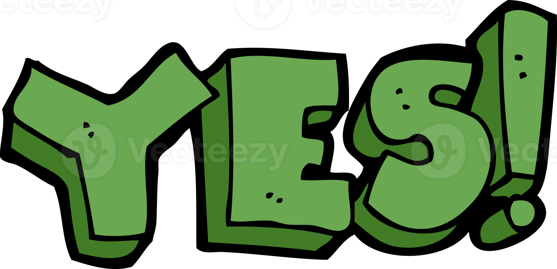 cartoon yes symbol png