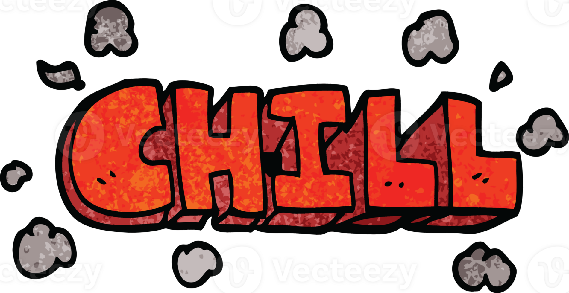 cartoon doodle chill symbol 45062535 PNG