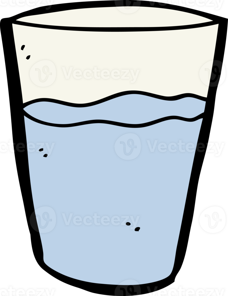 cartoon glass of water png