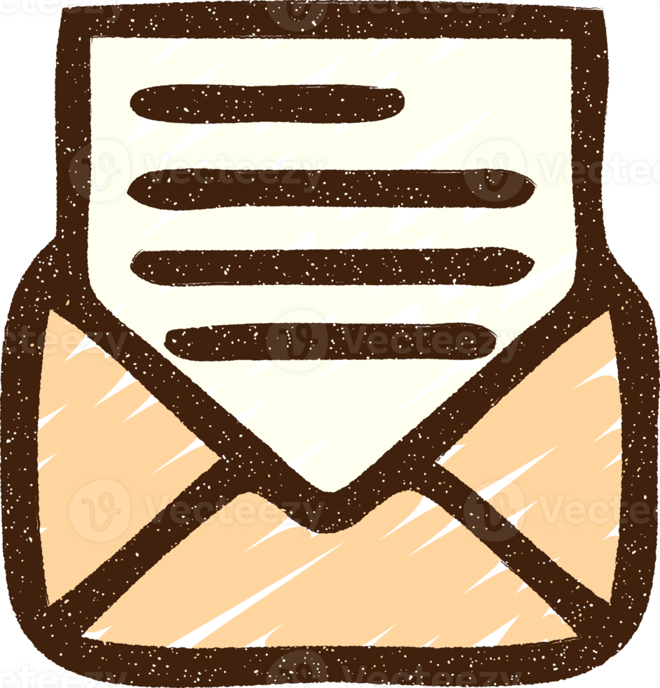 Mail Symbol Chalk Drawing png