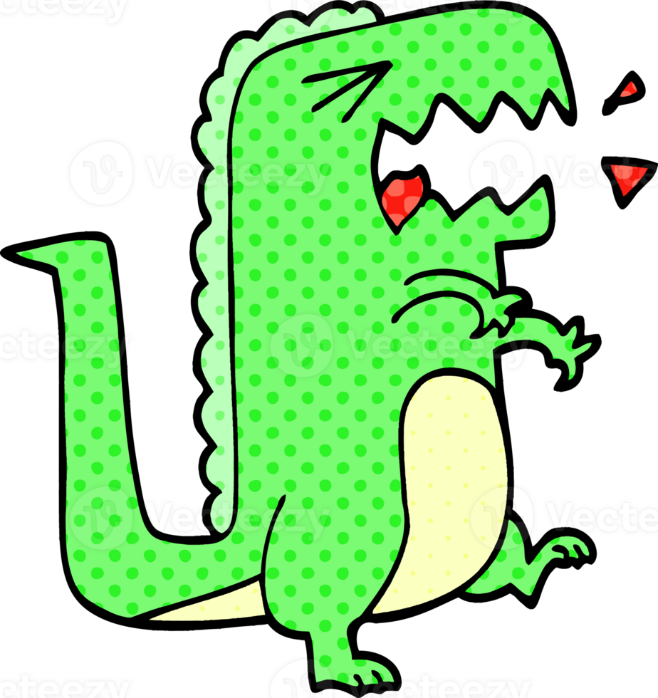 cartoon doodle roaring t rex png