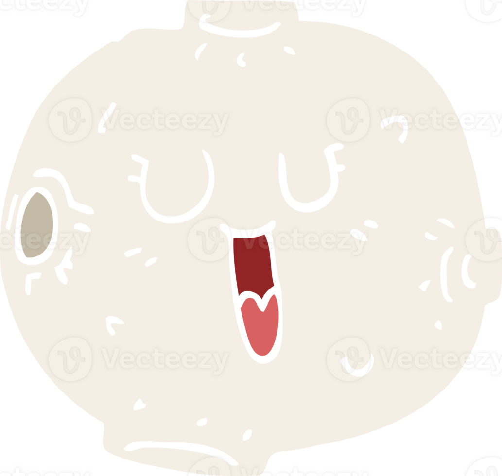 happy cartoon doodle moon png