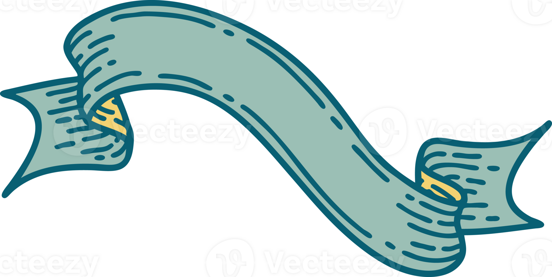 iconic tattoo style image of a banner png