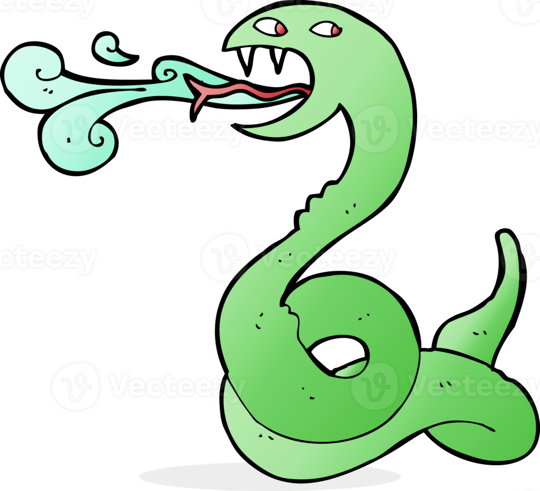 cartoon hissing snake png