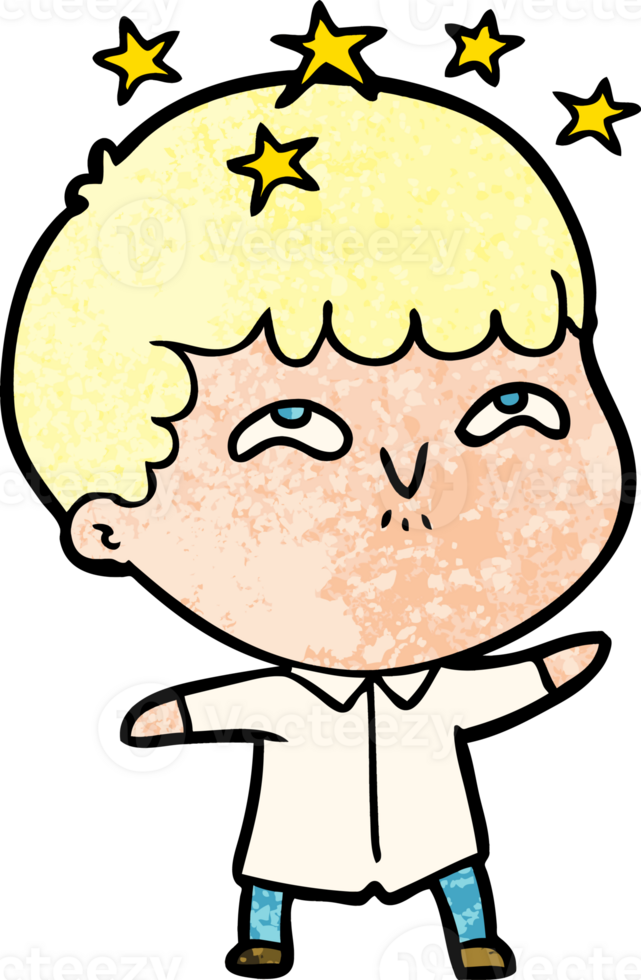 cartoon amazed boy png