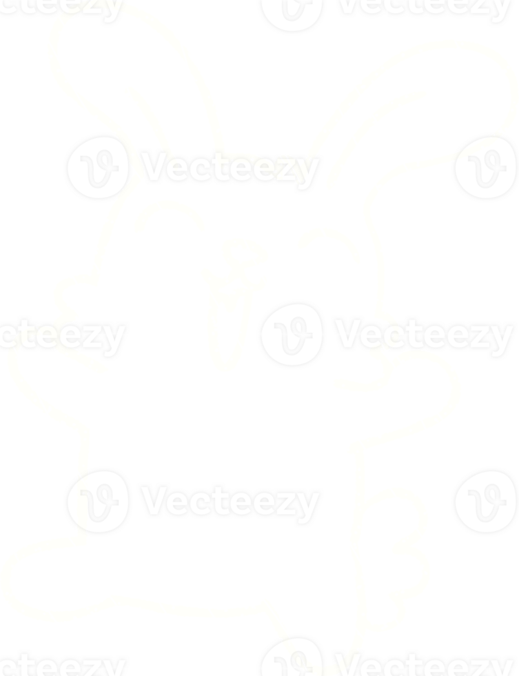 Rabbit Chalk Drawing png