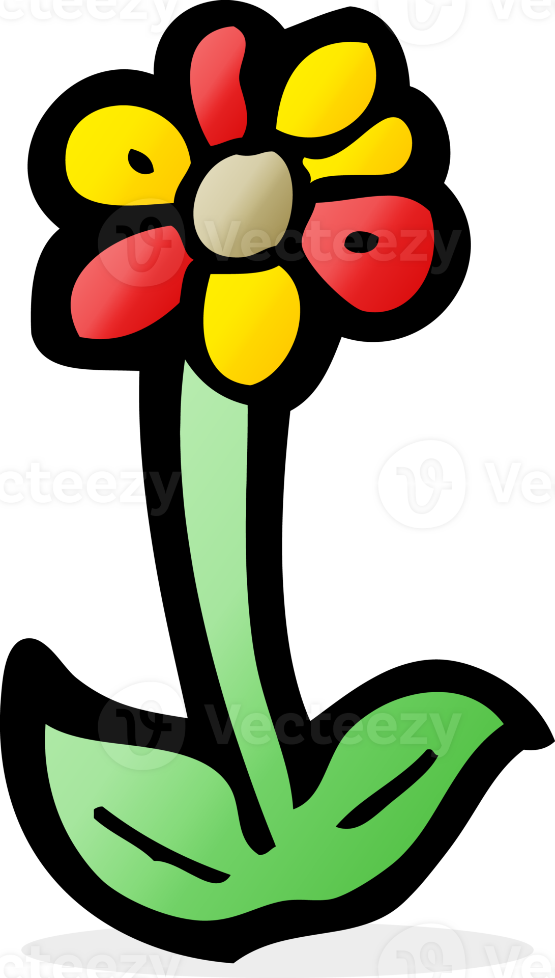 cartoon flower symbol 45065780 PNG