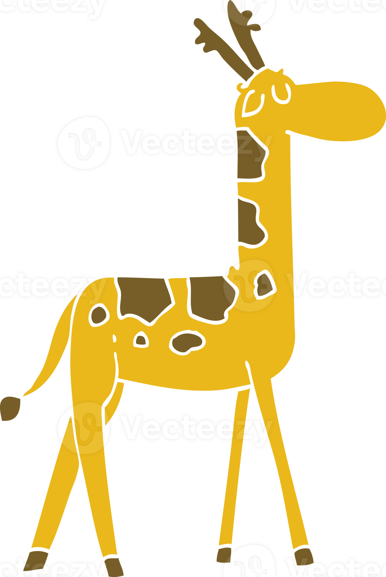 cartoon doodle funny giraffe 45066660 PNG