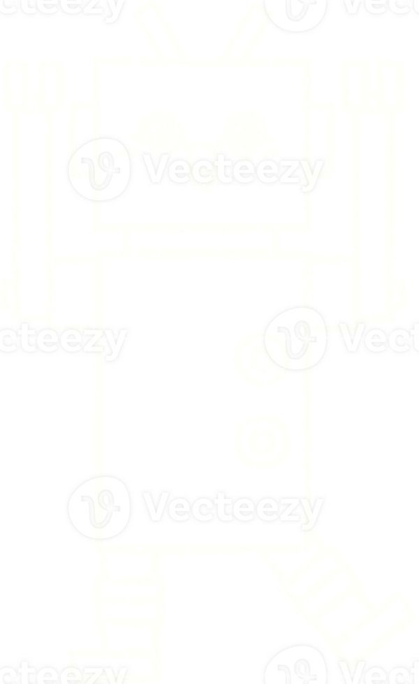 Robot Chalk Drawing png