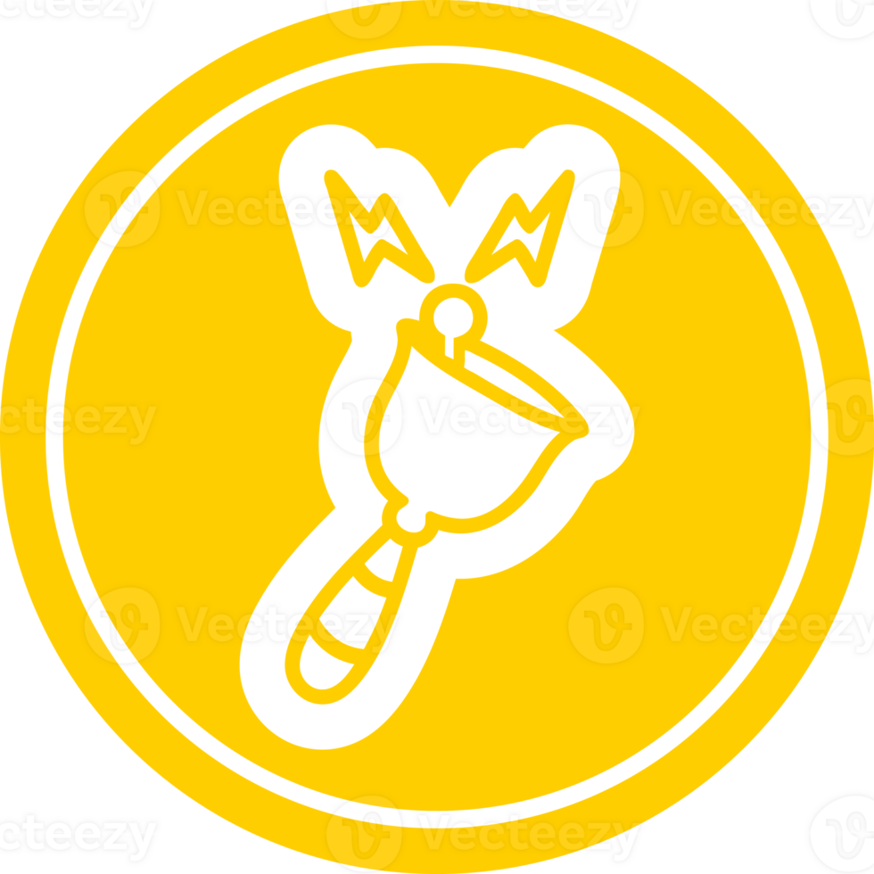 ringing bell circular icon symbol png