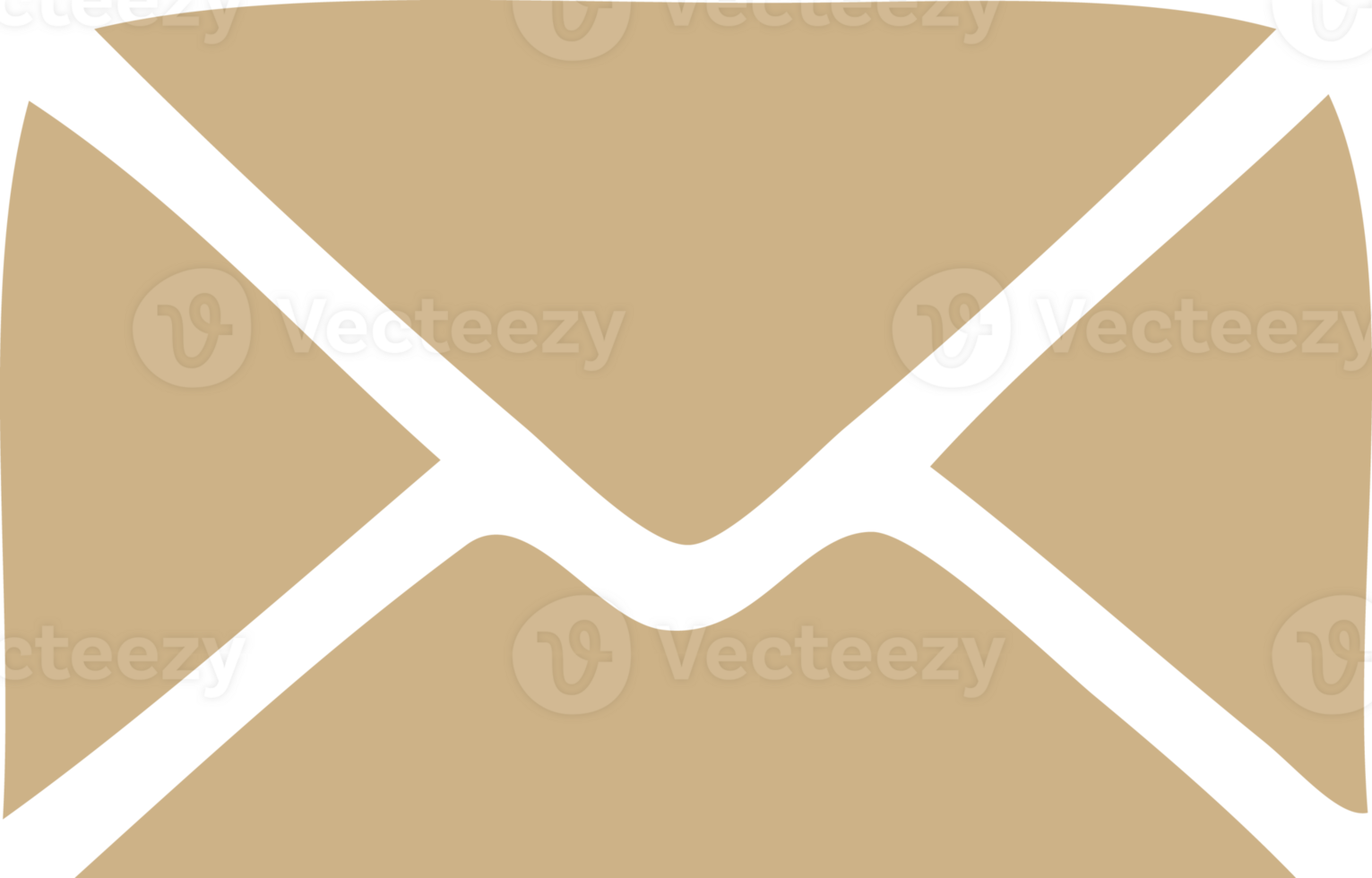 flat color retro cartoon of a paper envelope png