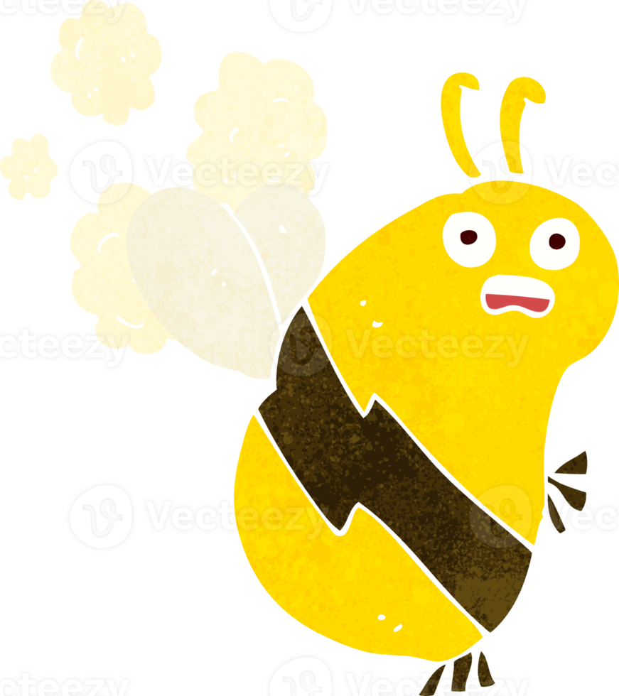 funny cartoon bee png