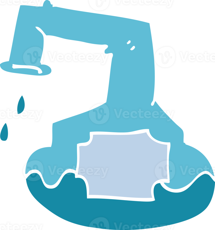 cartoon doodle science tube png