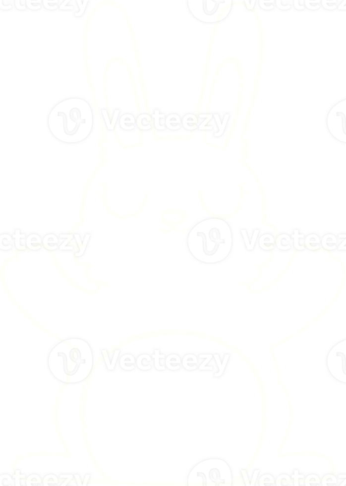 rabbit Chalk Drawing png