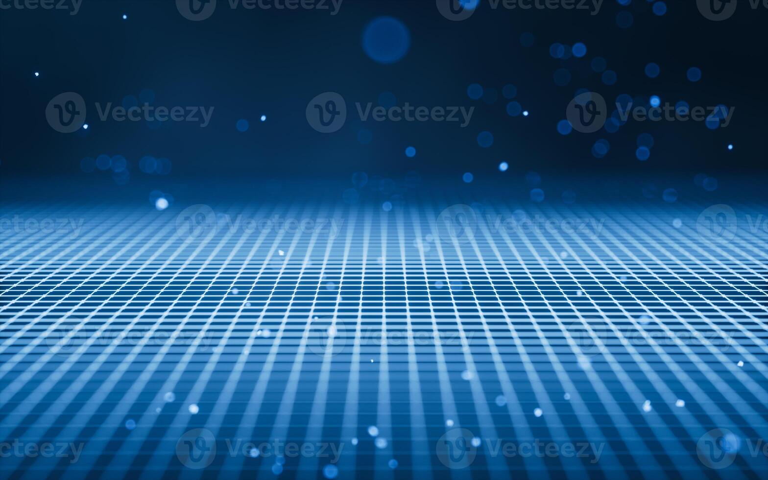 Digital space with glowing lines, 3d rendering. photo