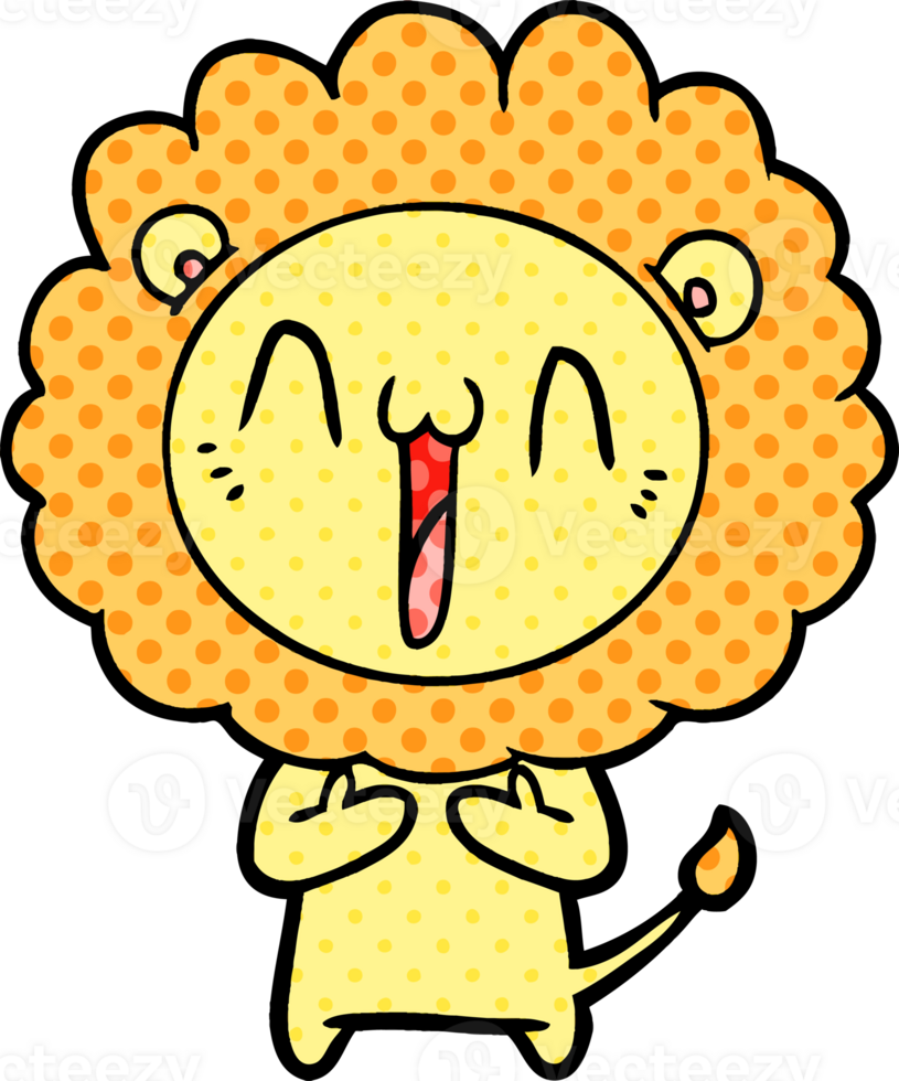 happy cartoon lion png
