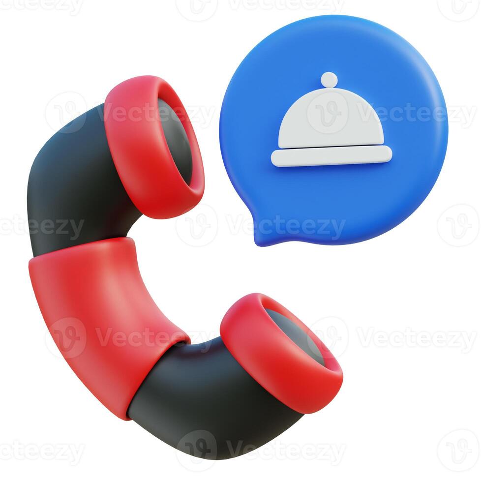 Phone call 3d icon photo