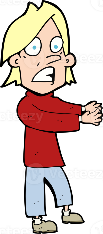 cartoon shocked man png