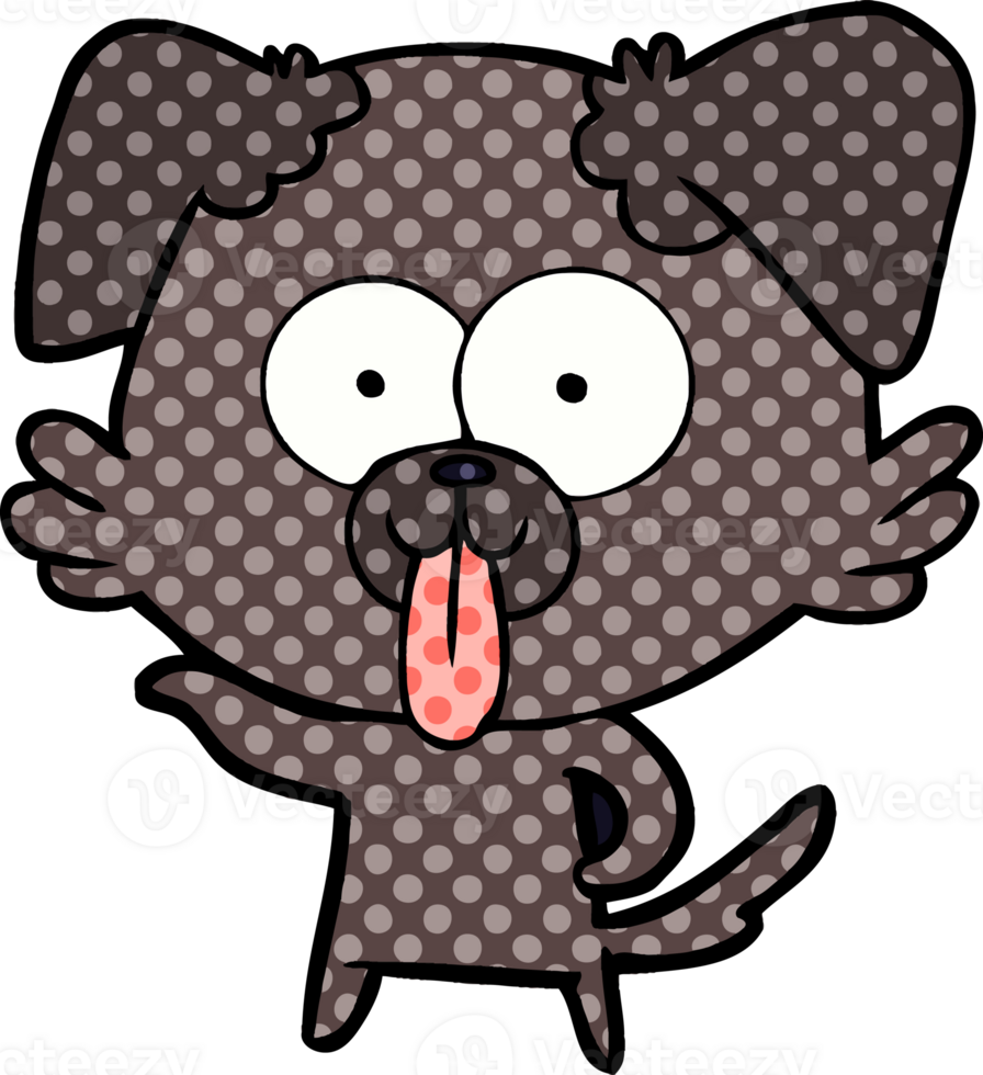 cartoon dog with tongue sticking out png