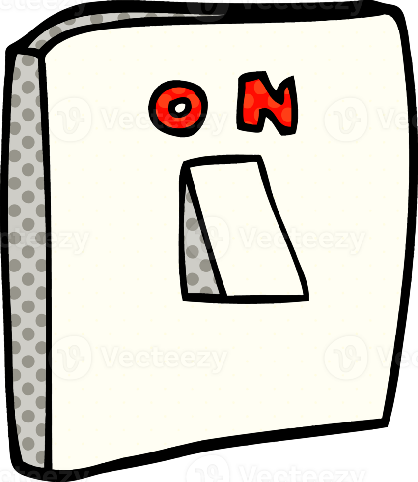cartoon doodle on switch png
