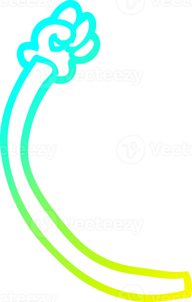 cold gradient line drawing of a cartoon retro hand gestures png