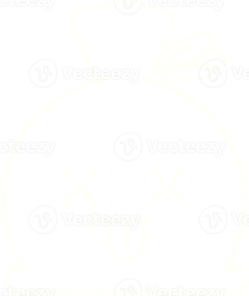 Garbage Sack Chalk Drawing png