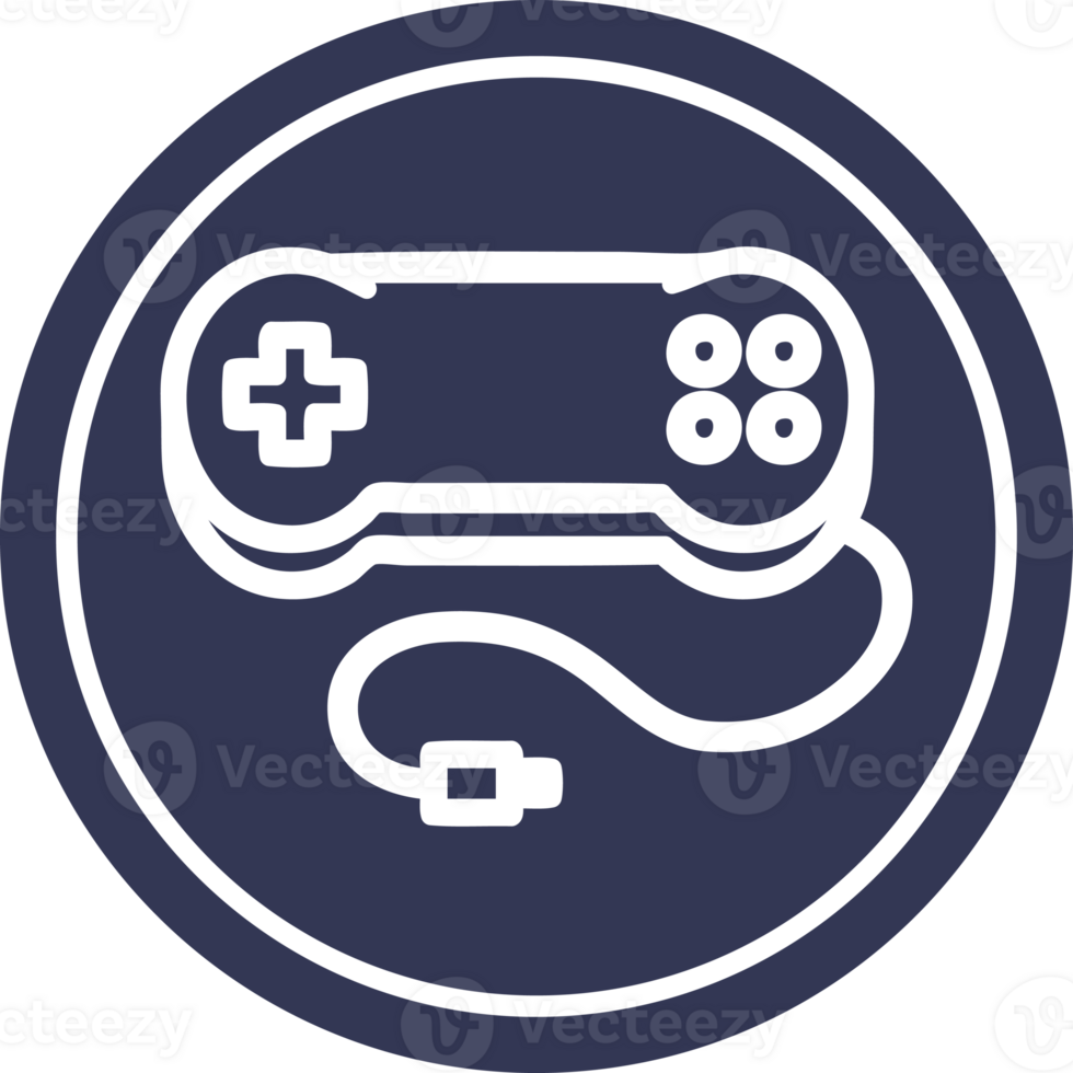 console game controller circular icon symbol png