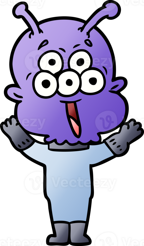 happy cartoon alien png