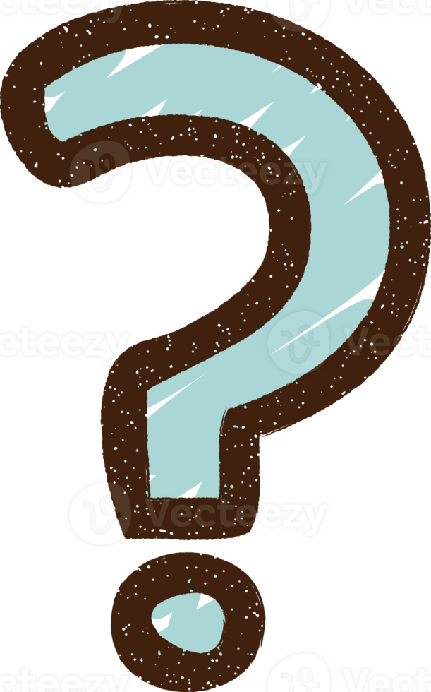 Question Mark Chalk Drawing png