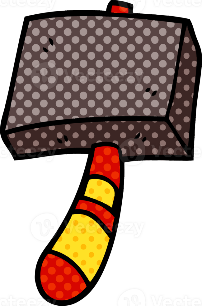 cartoon doodle hammer png