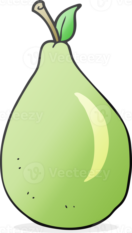 hand drawn cartoon pear png