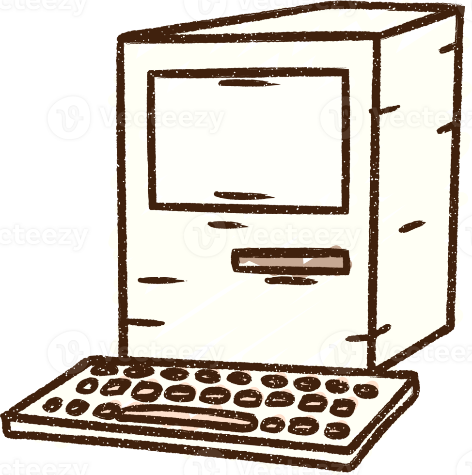 Computer Chalk Drawing png