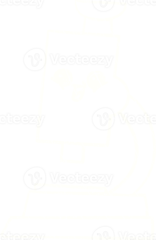 Microscope Chalk Drawing png